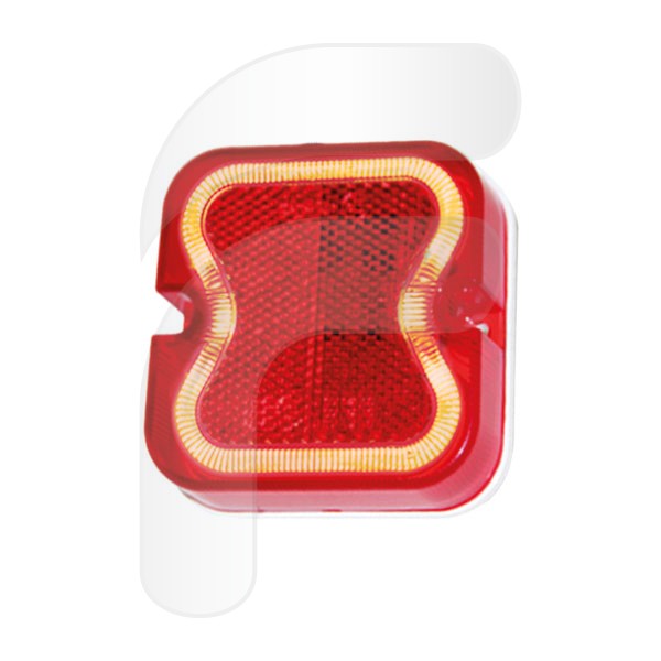 GALIBO LED ROJO 12/24V 80X80 FA102057